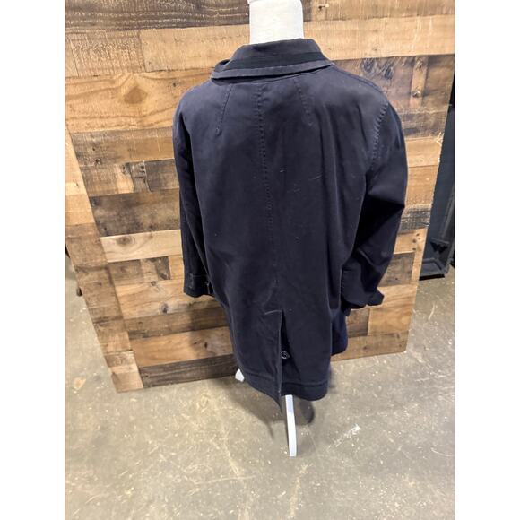 Marc Jacob's- Classic Trench Coat- Navy Blue- Women Size Aprox M/L - Picture 5 of 6